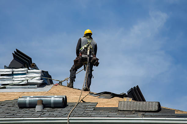 Professional Gutter Installation technician working in Minden, NV